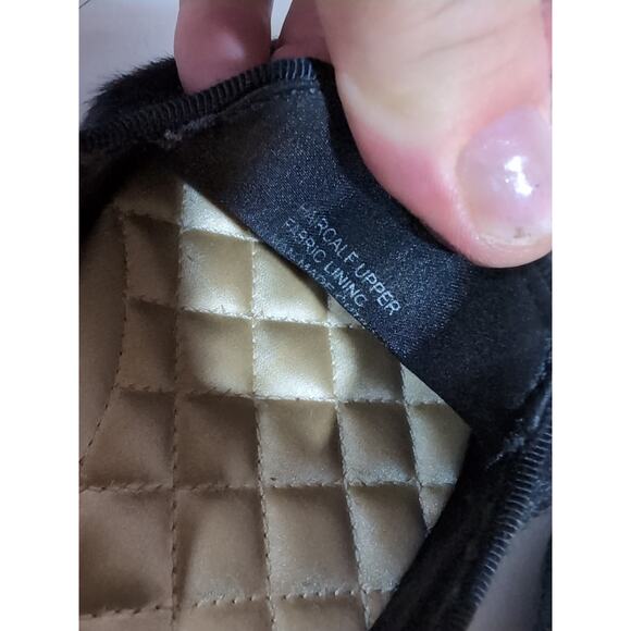 Birdies The Starling Black Calf Hair Fur Loafers Flats Size 6 With Dust Bag - Picture 12 of 13